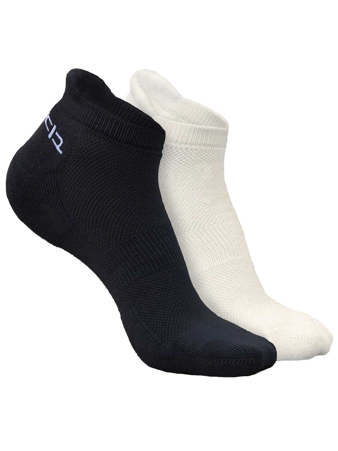 

Heelium Men Pack of 2 Bamboo Super Soft & Odour-Free Breathable Ankle-Length Socks, White