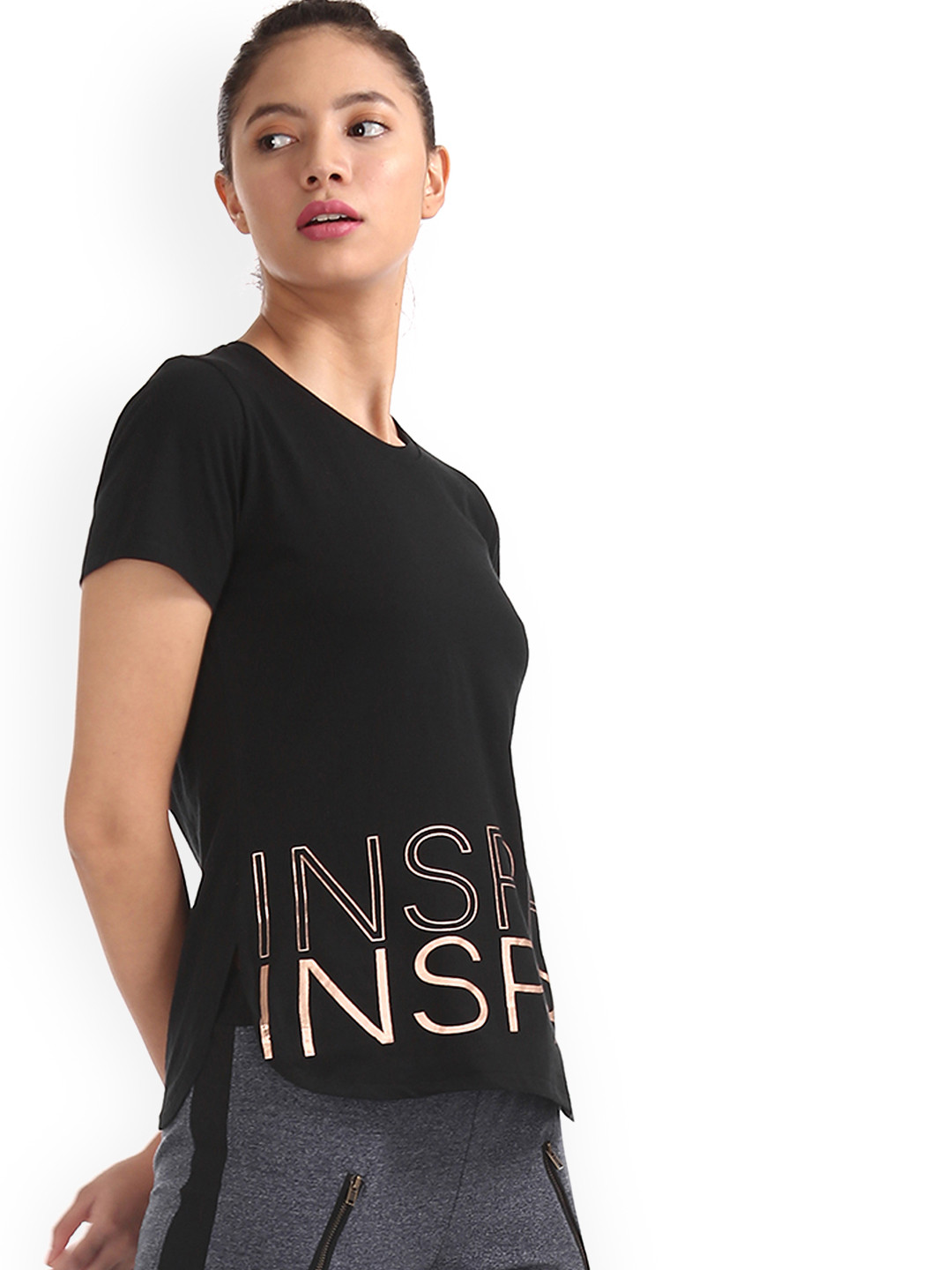 

Sugr Women Black Printed Top
