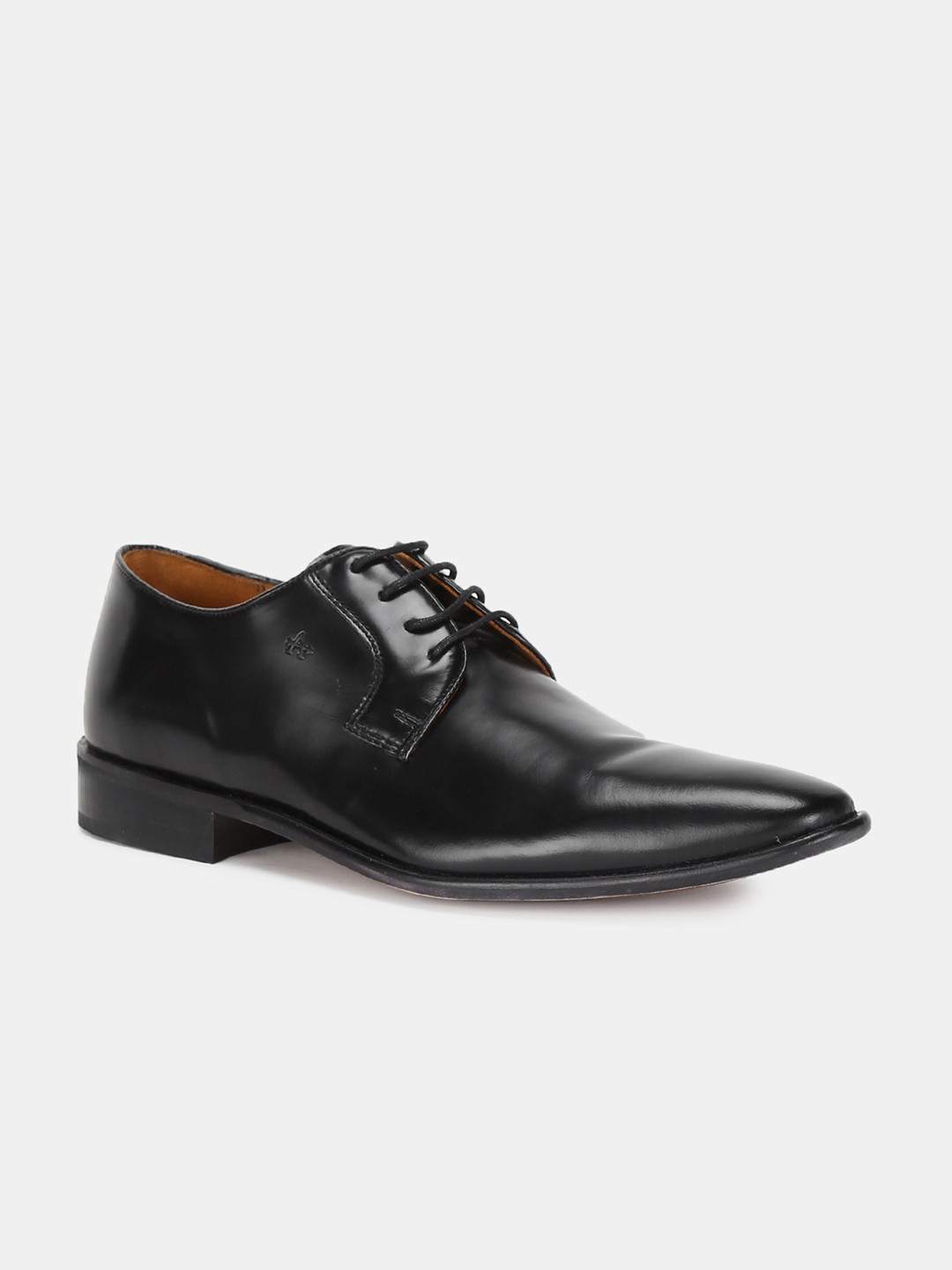 

Arrow Men Black Solid Leather Derbys