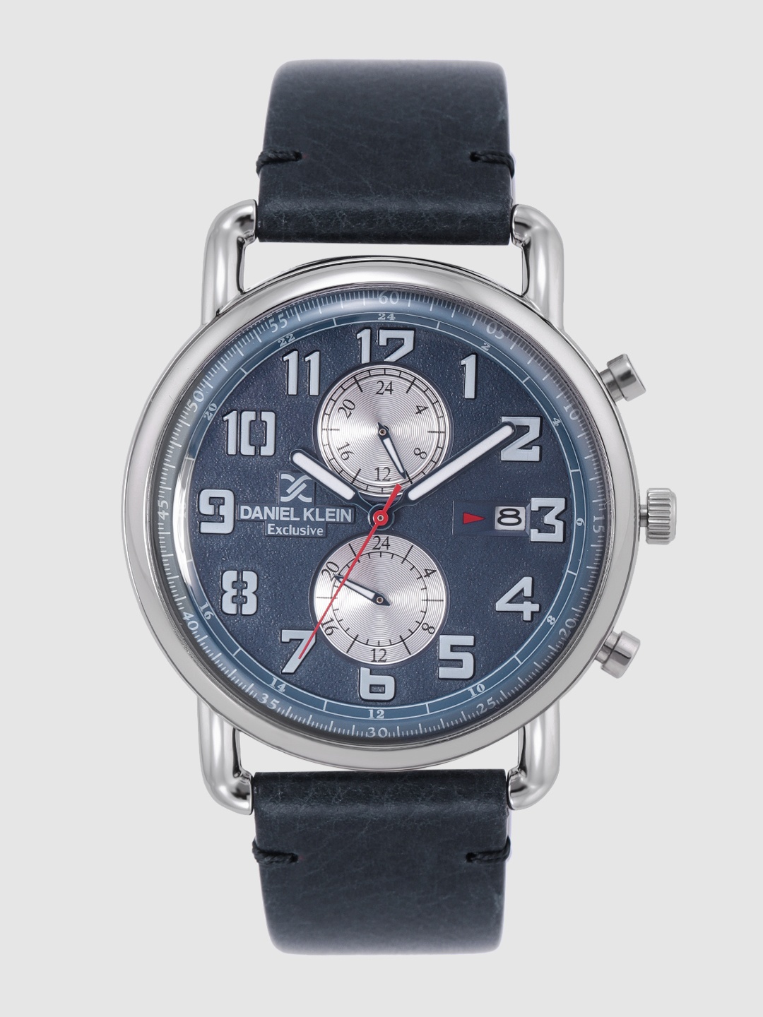 

Daniel Klein Men Navy Chronograph Analogue Watch DK12245-4, Navy blue
