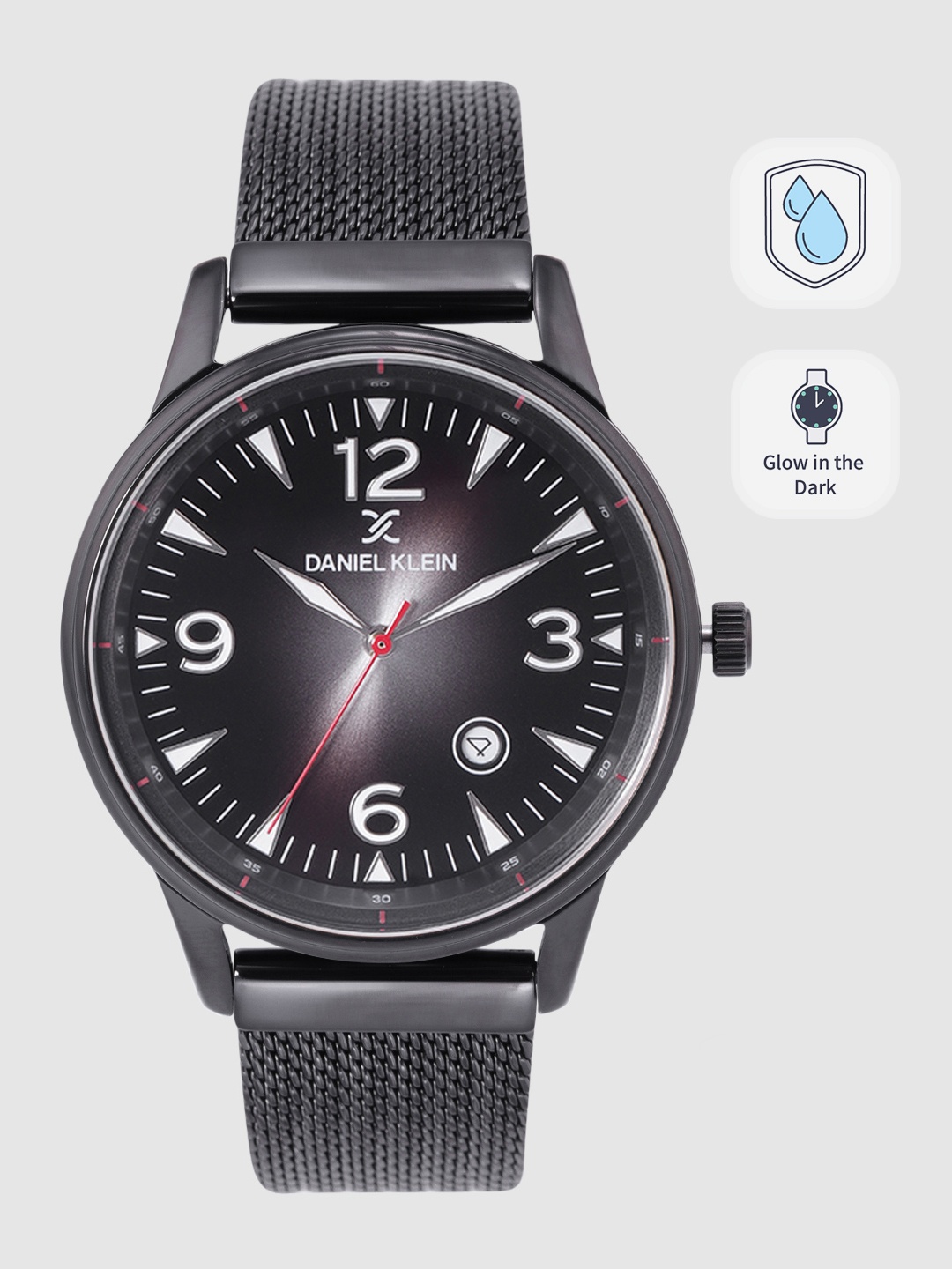 

Daniel Klein Premium Men Gunmetal-Toned Analogue Watch DK12167-5, Metallic
