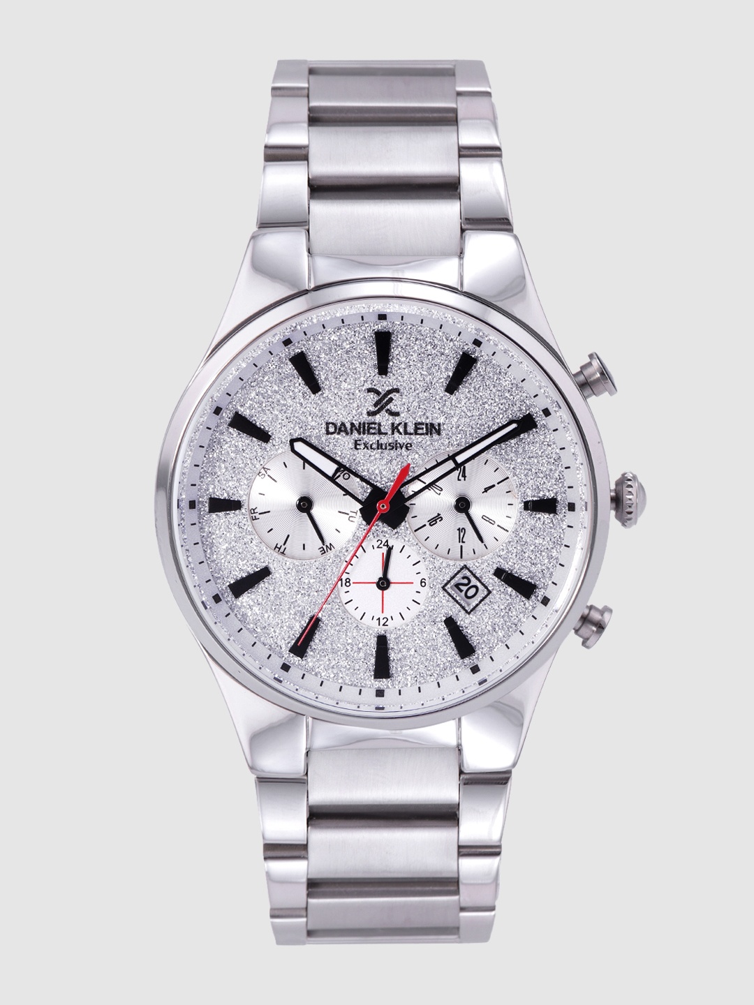 

Daniel Klein Men Silver-Toned Shimmer Analogue Watch DK12173-1