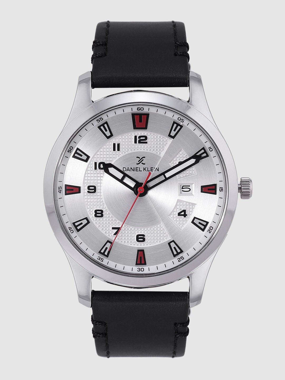 

Daniel Klein Premium Men Silver-Toned Analogue Watch DK12218-1