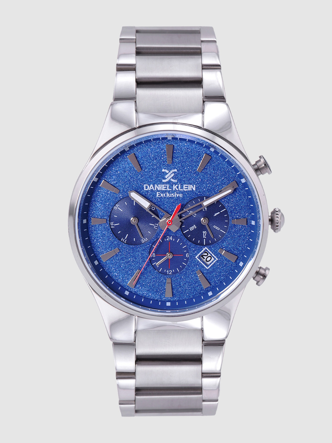 

Daniel Klein Men Blue Textured Analogue Watch DK12173-3
