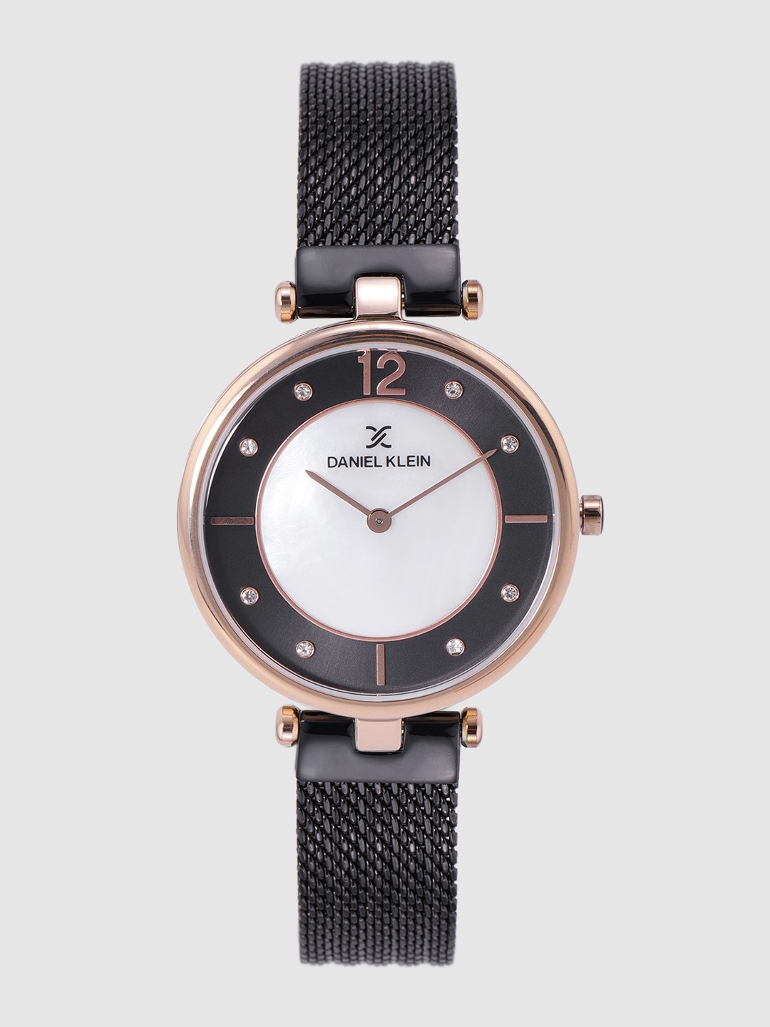

Daniel Klein Premium Women White & Black Analogue Watch DK12178-6