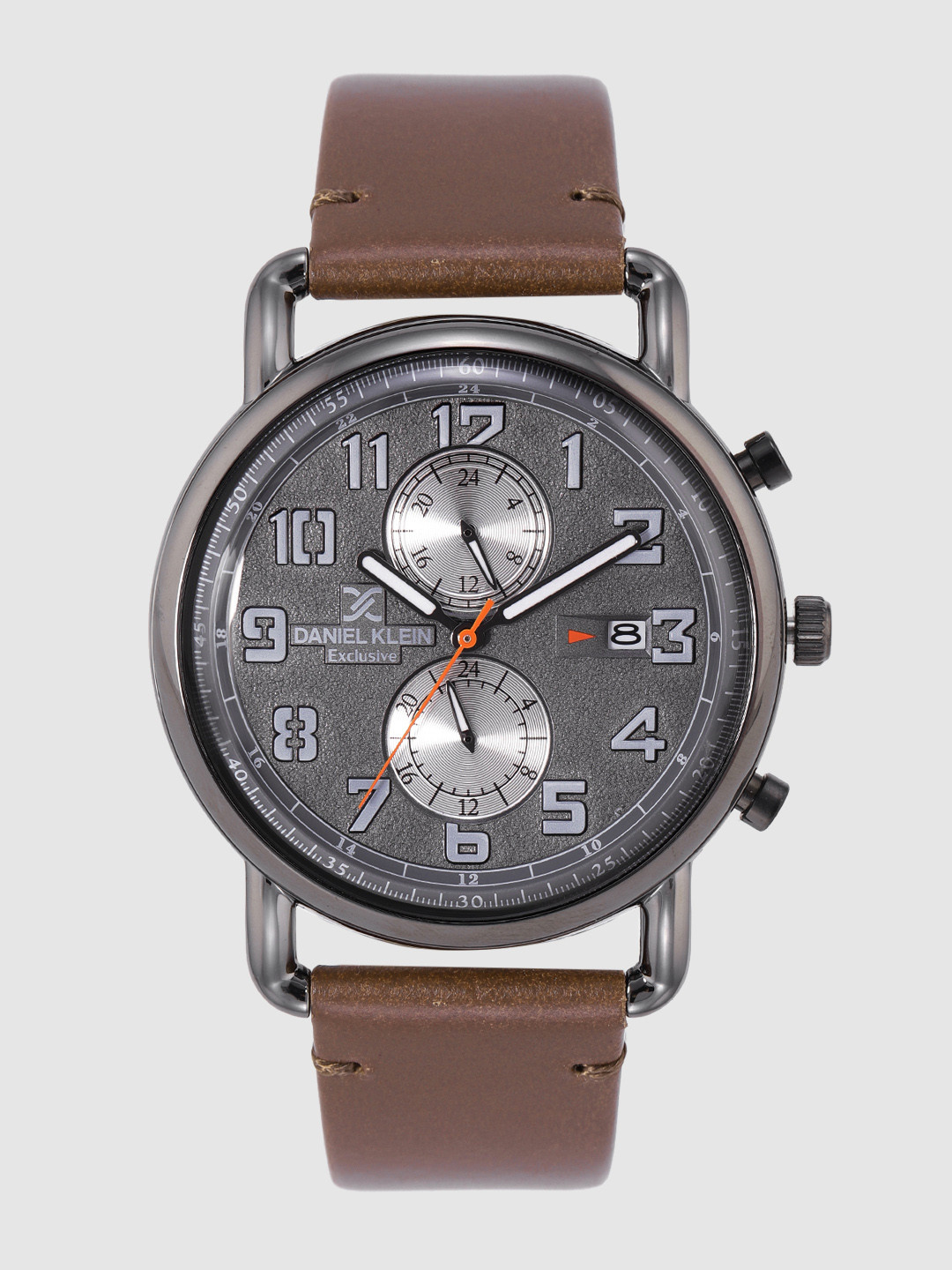 

Daniel Klein Exclusive Men Charcoal Grey Chronograph Watch DK12245-3