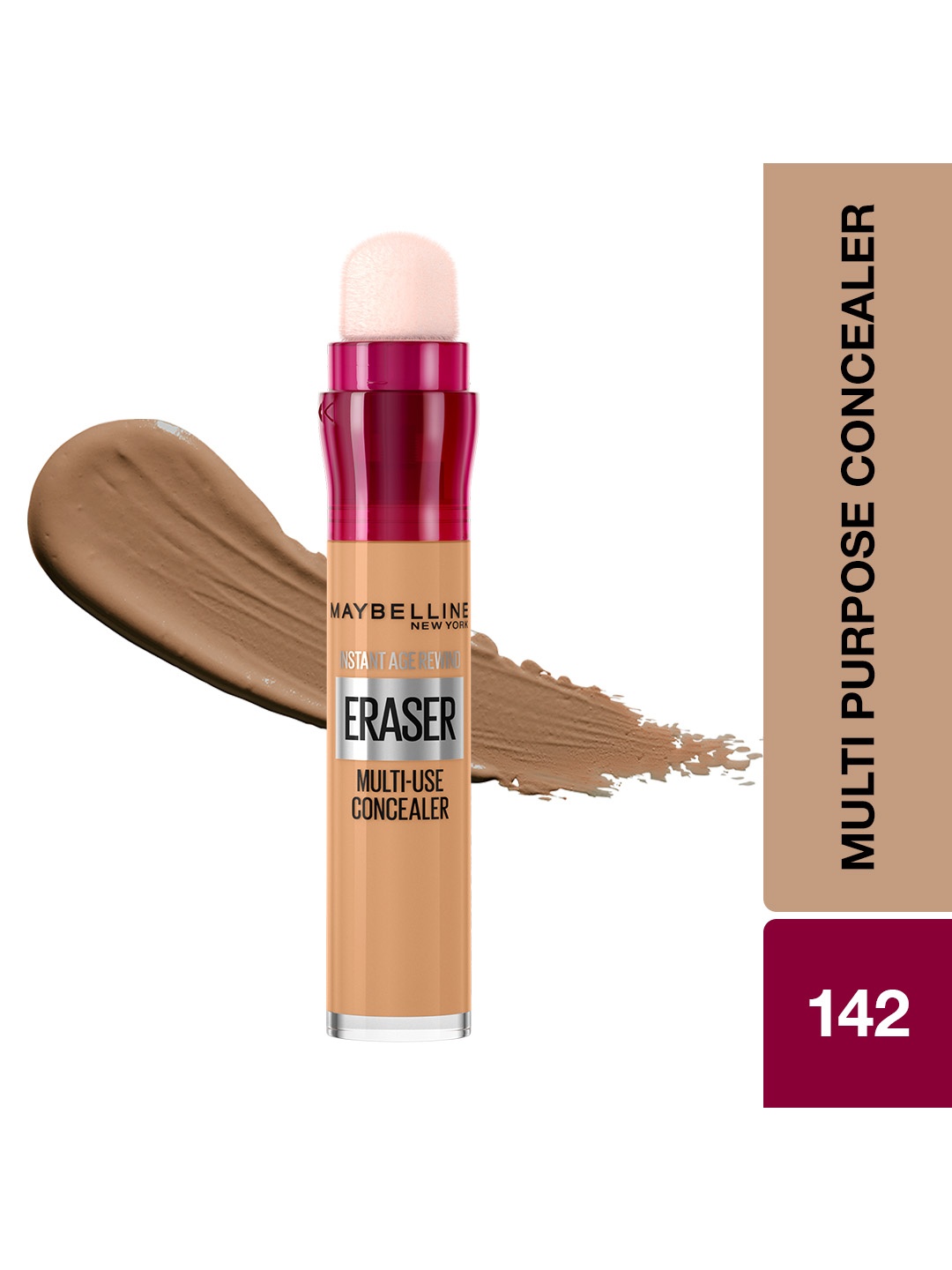 

Maybelline New York Instant Age Rewind Dark Circles Concealer - 142 Butterscotch - 6ml, Beige