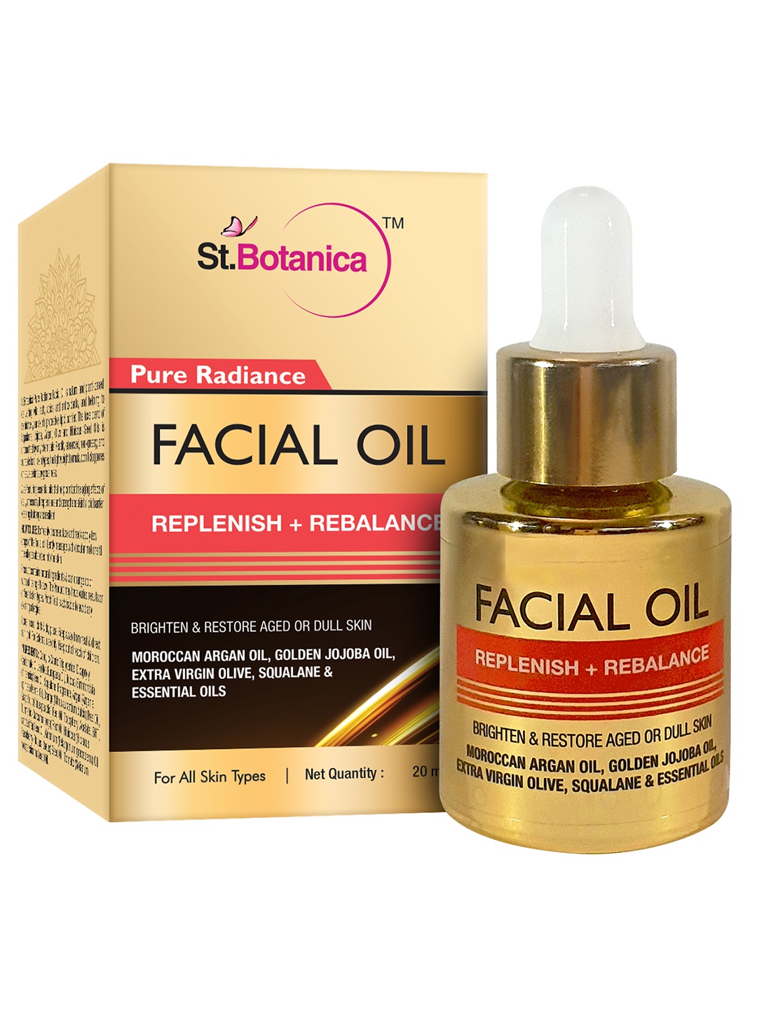 

StBotanica Pure Radiance Facial Oil Replenish + Rebalance 20ml, Na