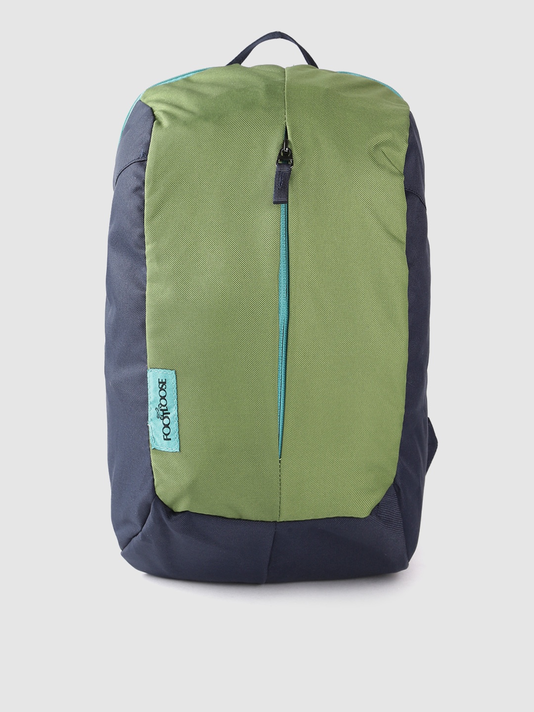 

Skybags Unisex Olive Green & Navy Blue Solid Backpack