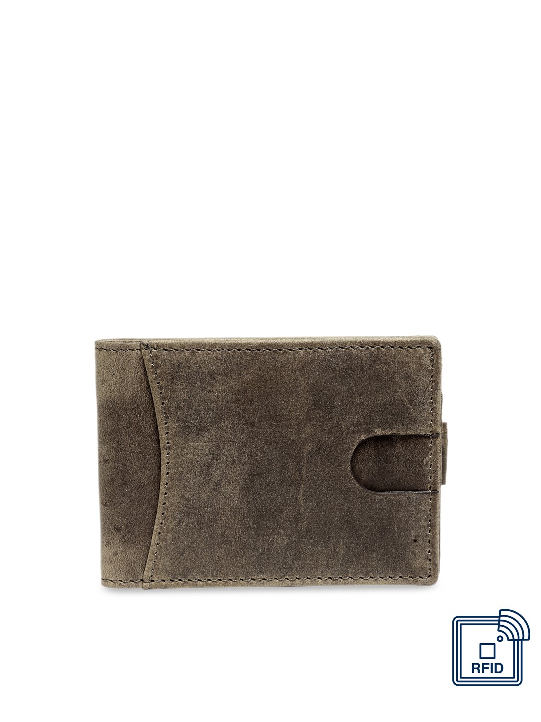 

Teakwood Leathers Men Brown Solid Two Fold Wallet