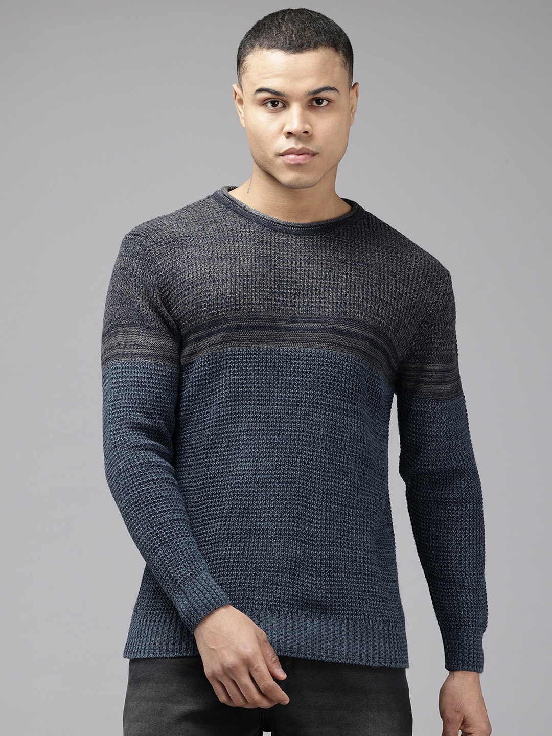 

Blackberrys Cable Knit Pullover, Blue