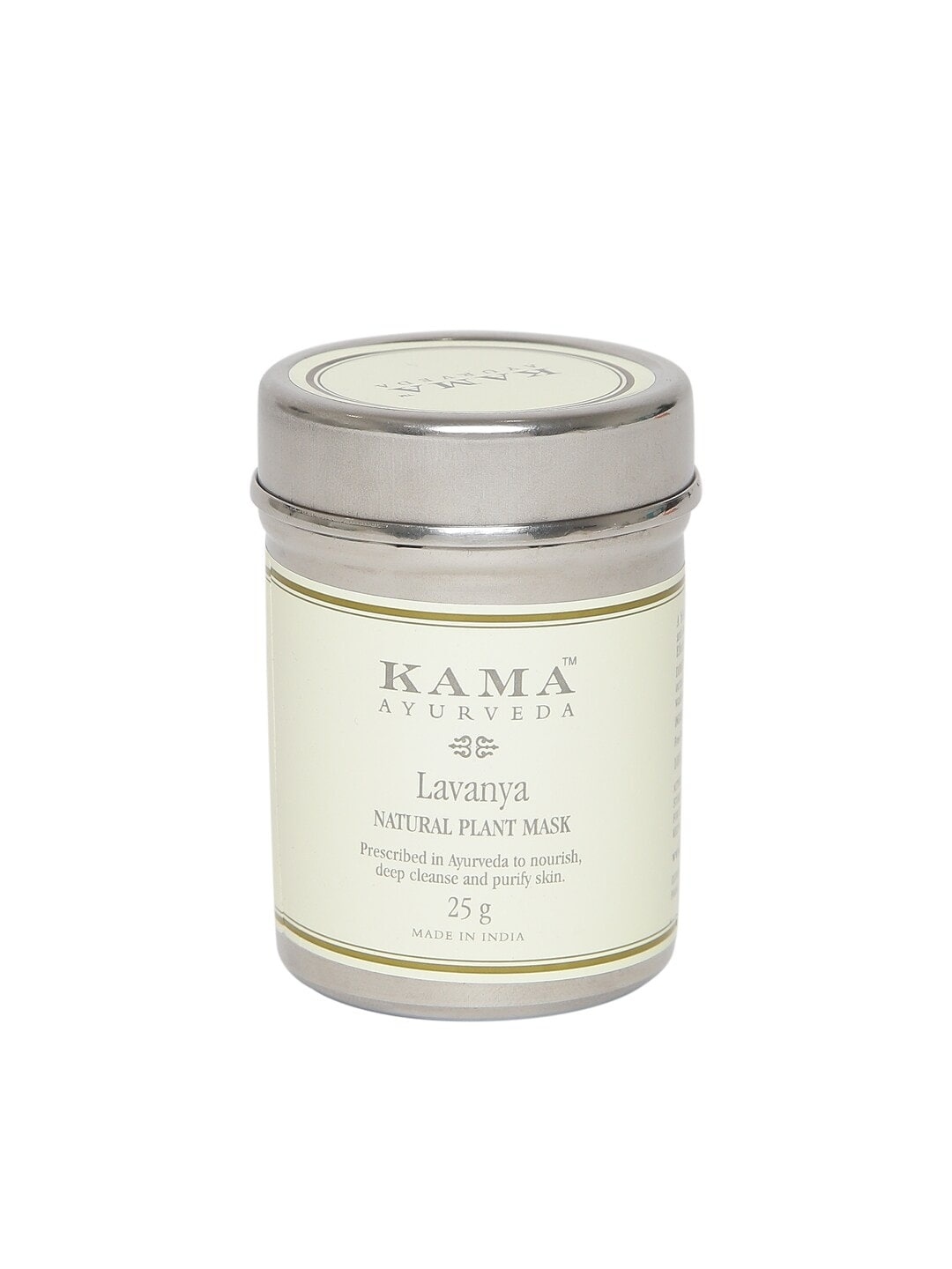 

KAMA AYURVEDA Sustainable Unisex Lavanya Natural Plant Mask, Steel