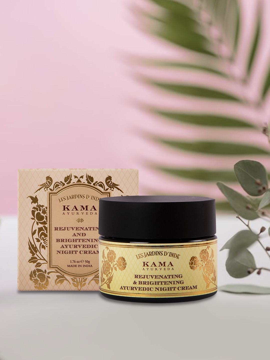 

KAMA AYURVEDA Kumkumadi Rejuvenating & Brightening Night Cream - 50g, Yellow