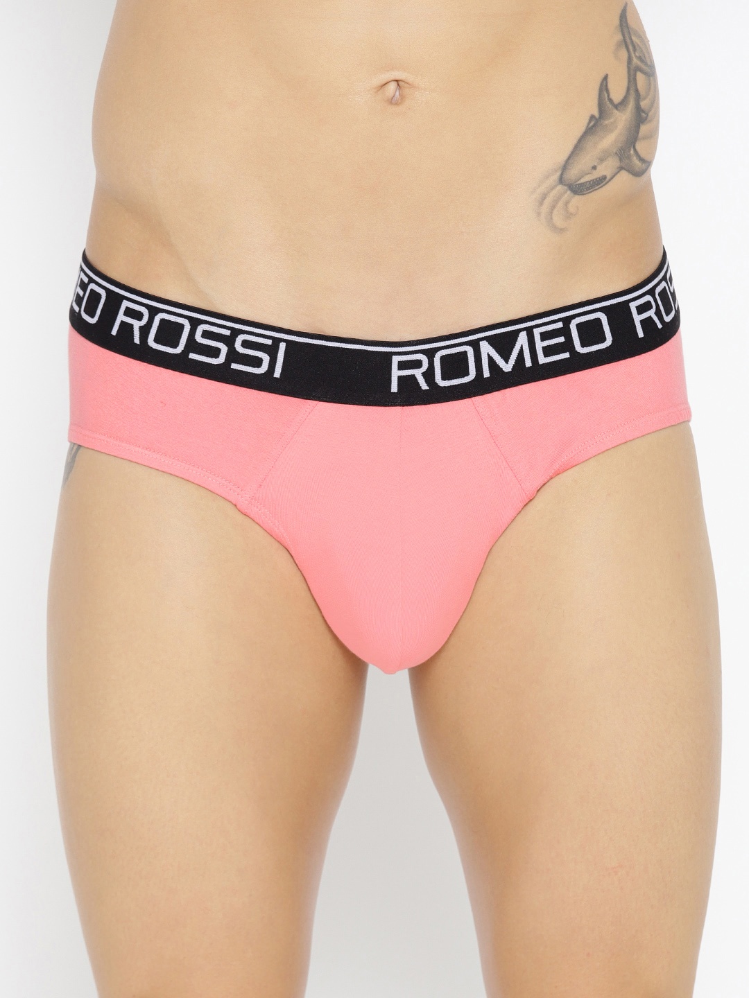 

ROMEO ROSSI Men Pink Solid Briefs CLBP-2003-PE