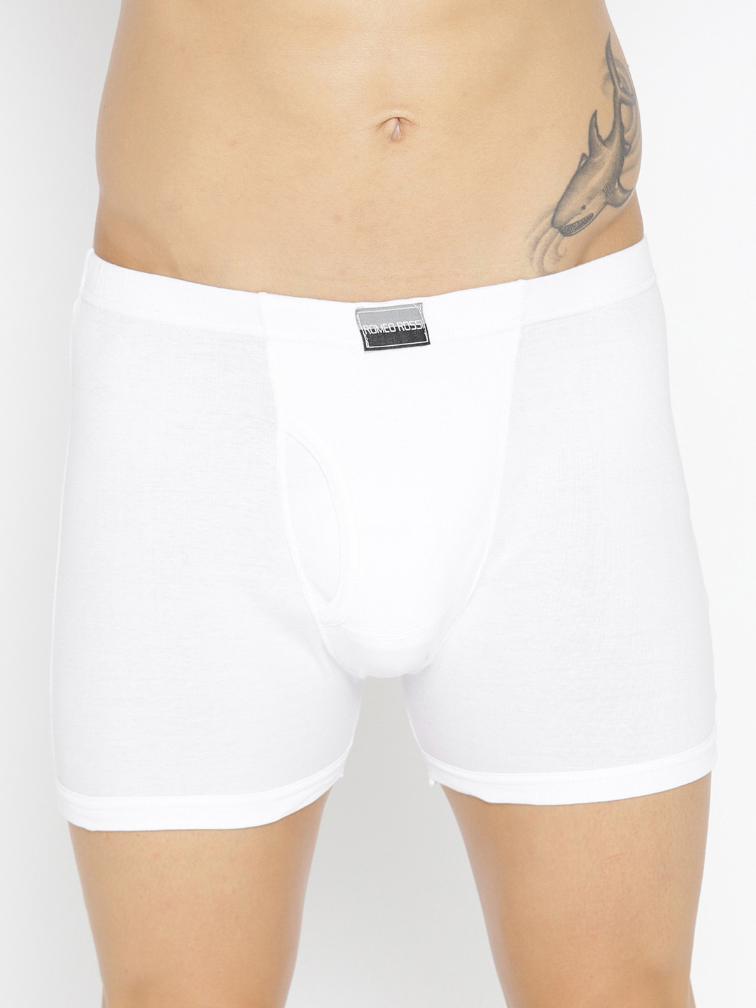 

ROMEO ROSSI Men White Solid Trunk RTIE-1004-WH
