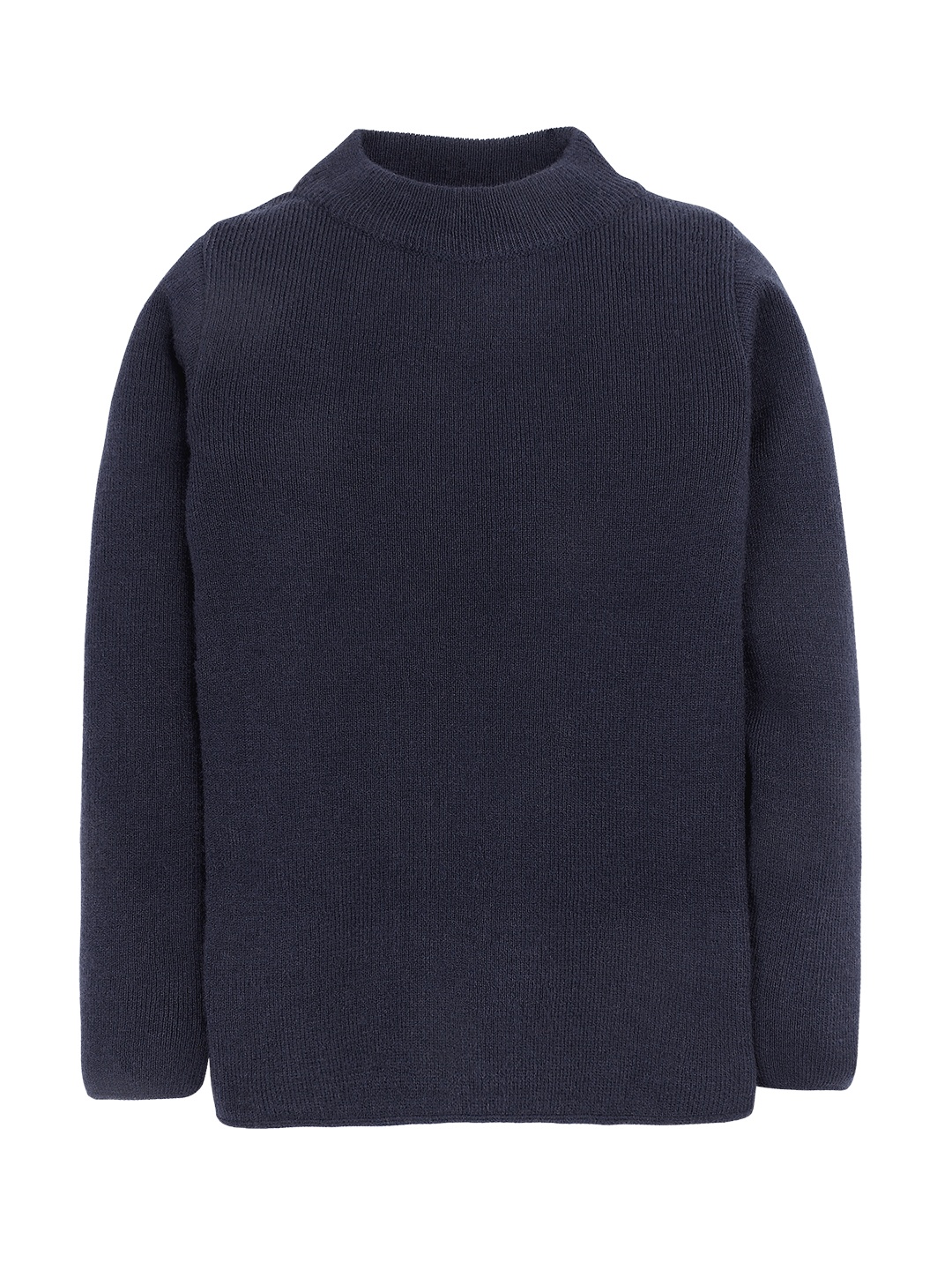 

RVK Unisex Navy Blue Solid Acrylic Sweater