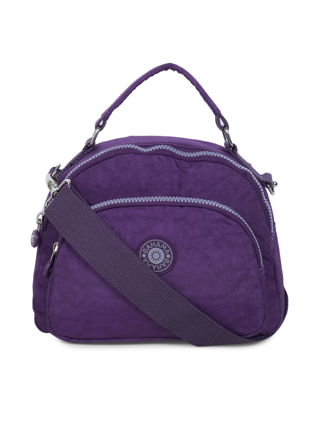 

BAHAMA Crinkle Range Purple Solid Sling Bag