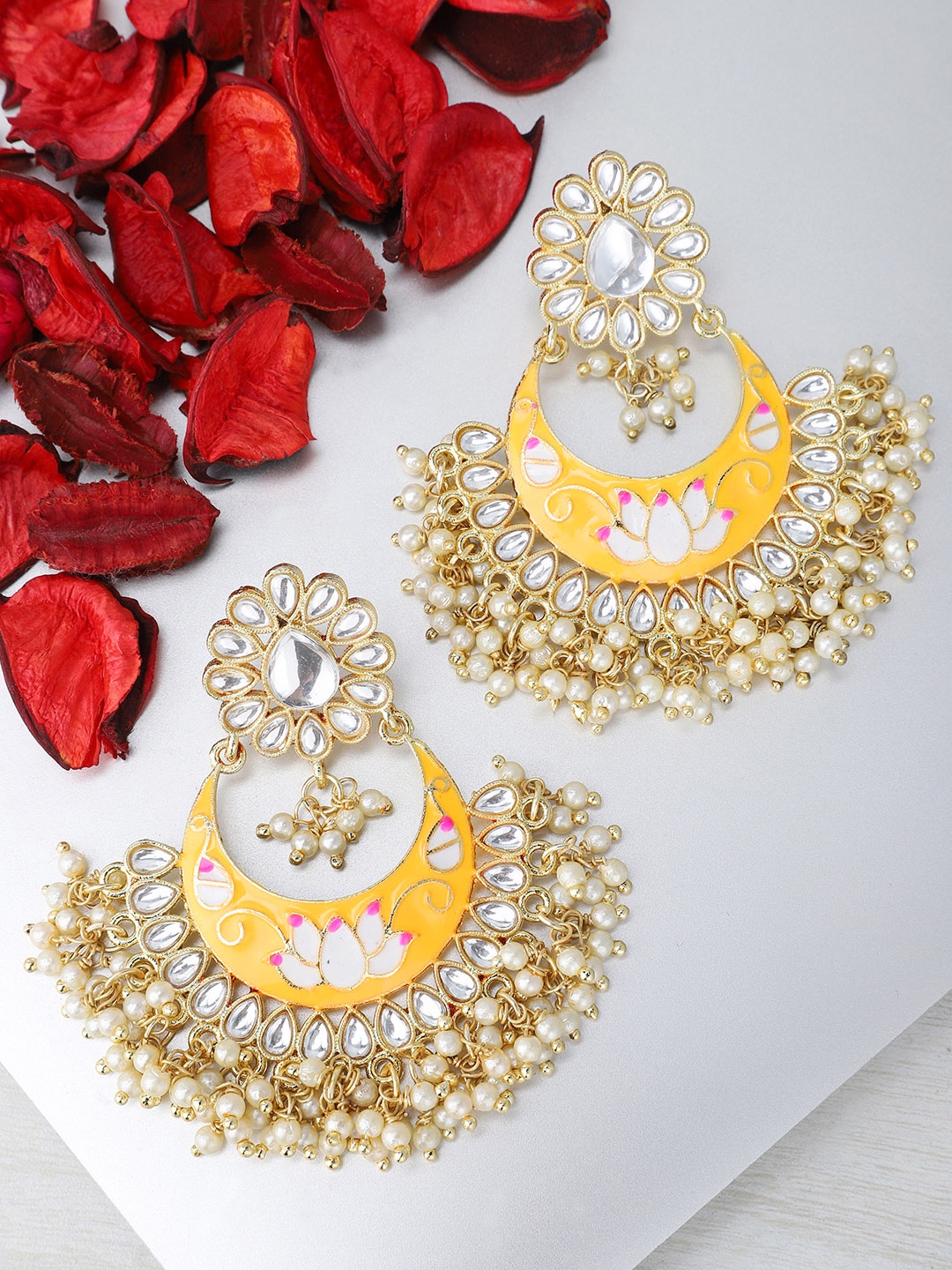 

Rubans Gold-Plated & Handcrafted Classic Chandbalis