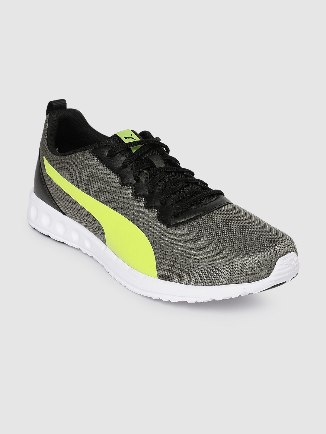 

Puma Men Grey Black Carson Club II Running Shoes