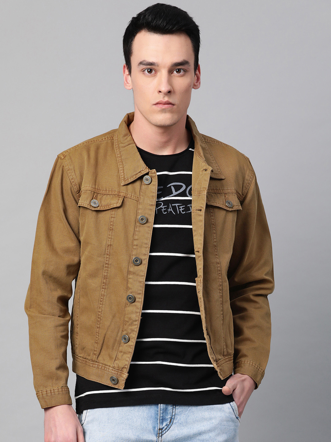 

The Roadster Lifestyle Co Men Mustard Yellow Solid Tailored Jacket