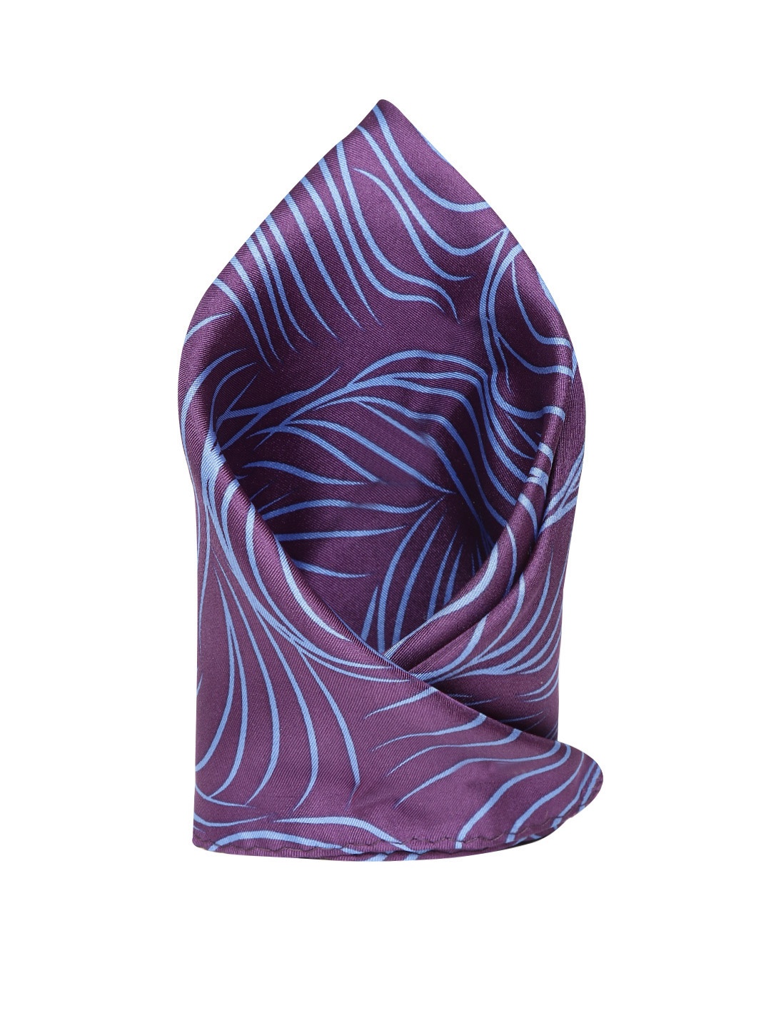 

Park Avenue Purple & Blue Printed Pocket Square