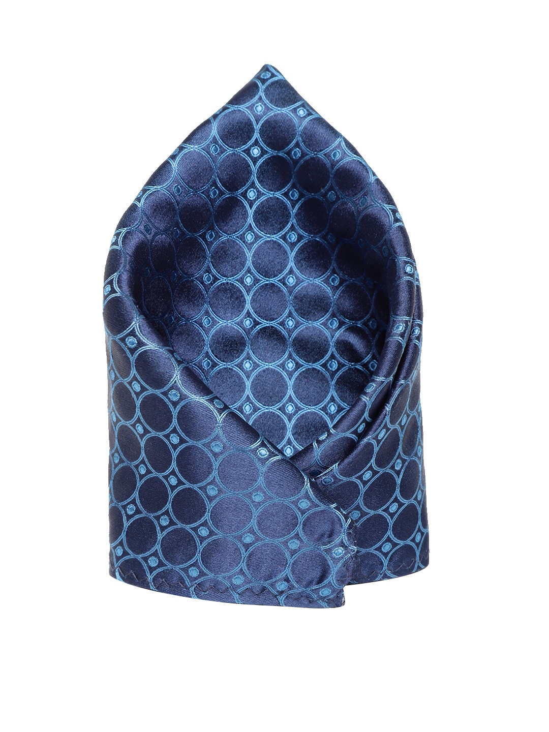 

Park Avenue Blue Silk Patterned Pocket Square