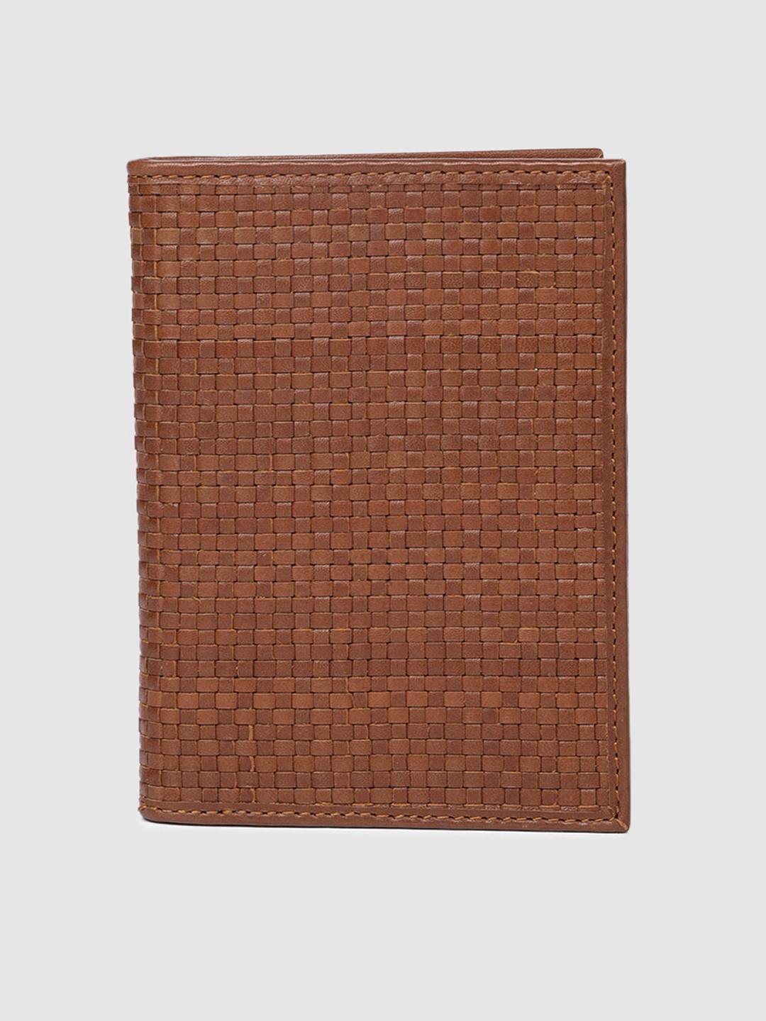 

Raymond Men Khaki Textured Passport Holder