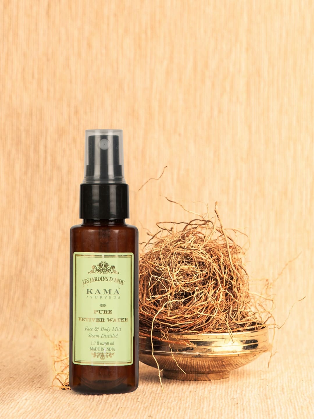 

KAMA AYURVEDA Unisex Pure Vetiver Water 50 ml, Brown