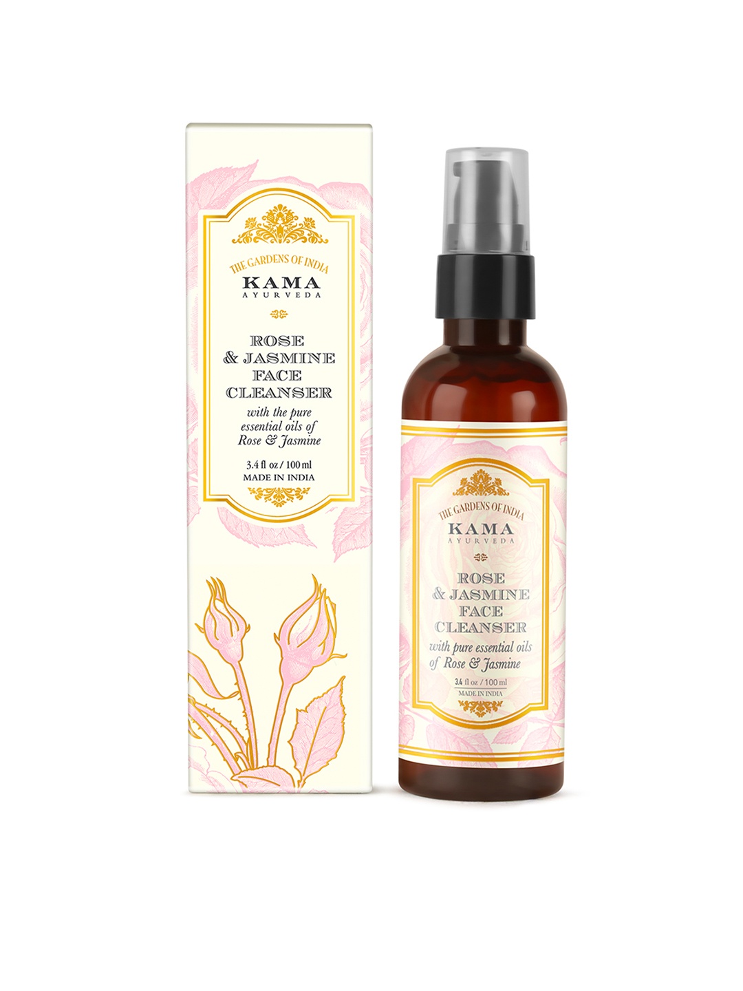 

KAMA AYURVEDA Sustainable Rose Jasmine Face Cleanser 100 ml, White