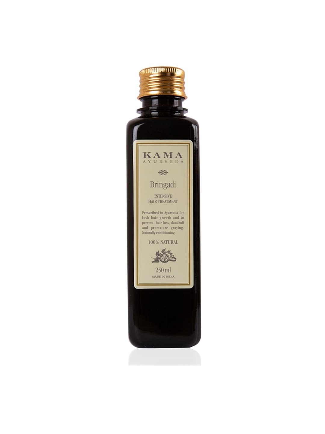 

KAMA AYURVEDA Sustainable Bringadi Intensive Hair Treatment Oil 250 ml, Brown