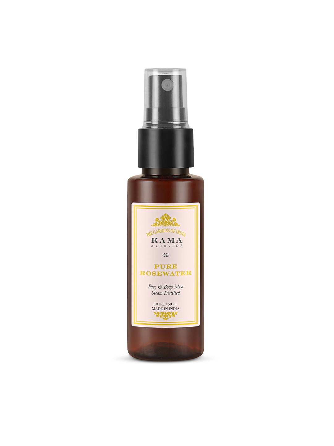 

KAMA AYURVEDA Sustainable Pure Rose Water Face & Body Mist 50 ml, Brown