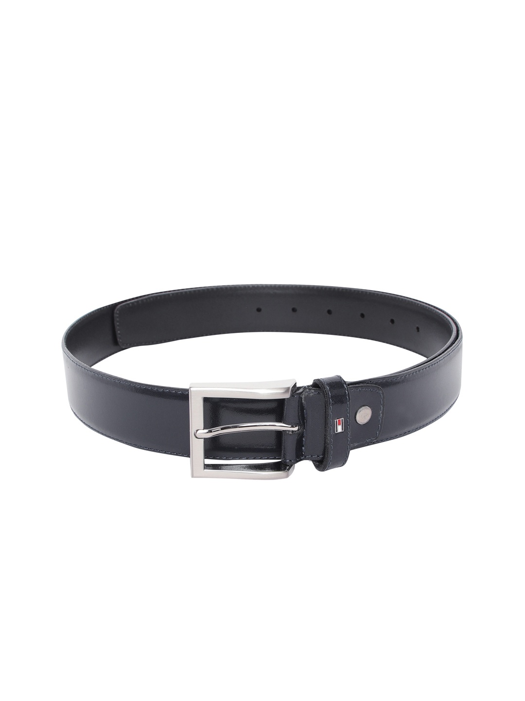 

Tommy Hilfiger Men Navy Blue Solid Leather Belt