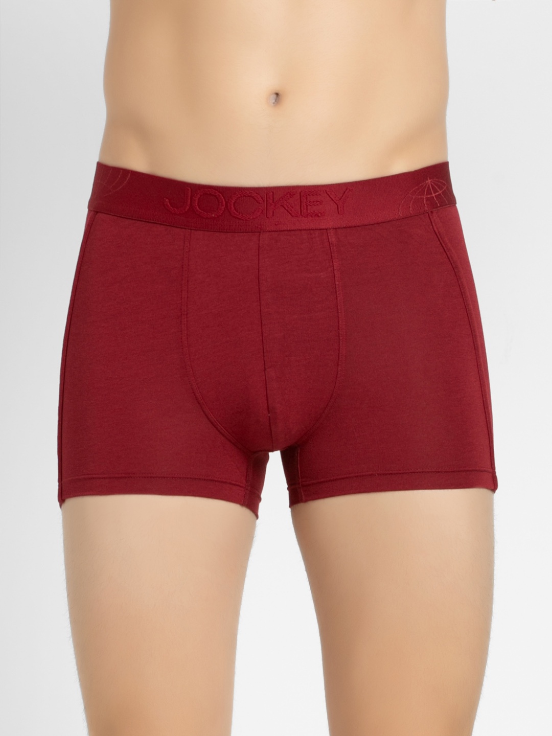 

Jockey Tencel Micro Modal Solid Trunk with Natural Stayfresh Properties-IC25, Maroon