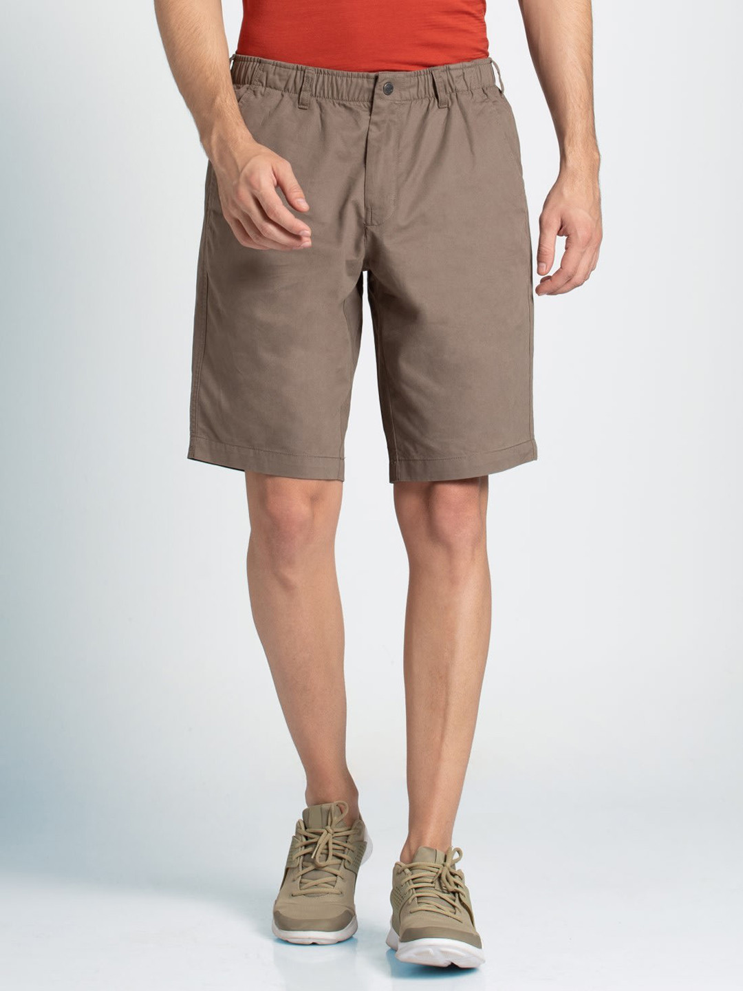 

Jockey Men Brown Solid Regular Fit Regular Shorts