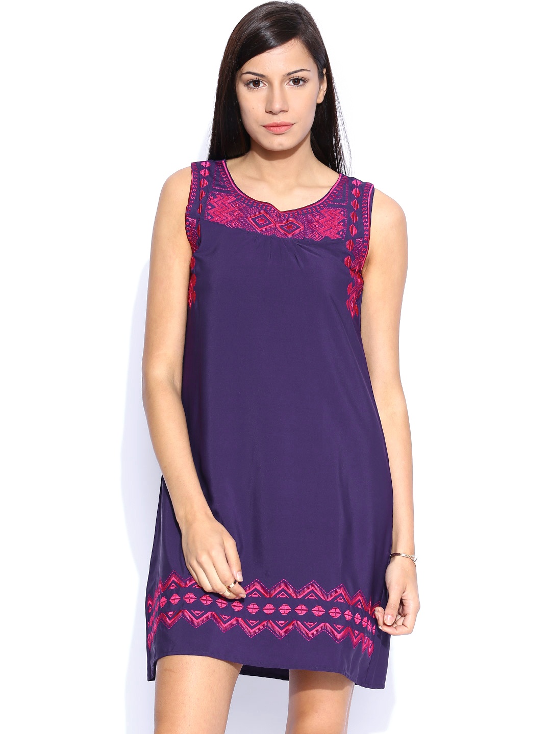 

Tokyo Talkies Purple Shift Dress