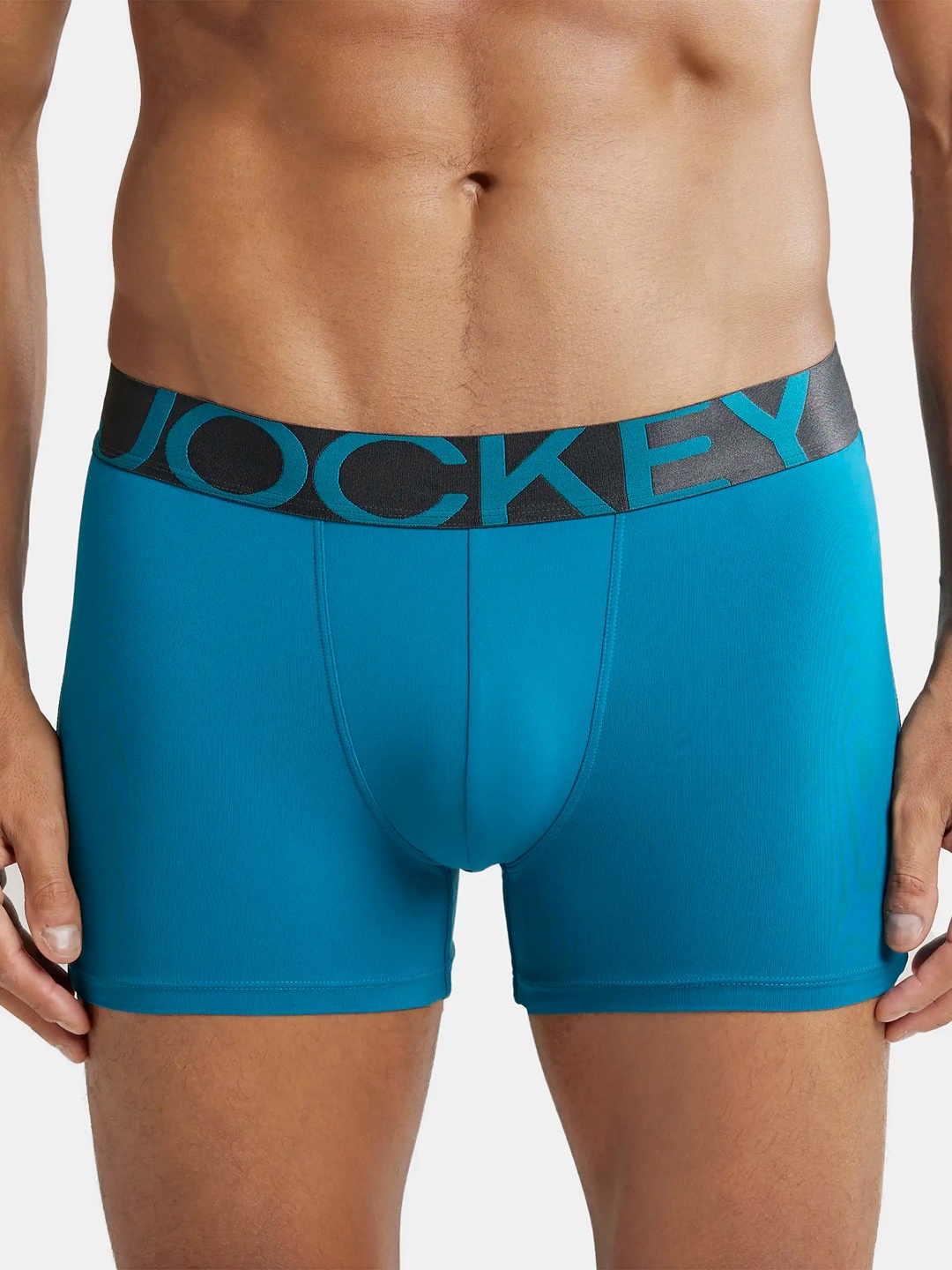 

Jockey Tactel Microfiber Stretch Solid Trunk with Moisture Move Treatment-IC28, Teal