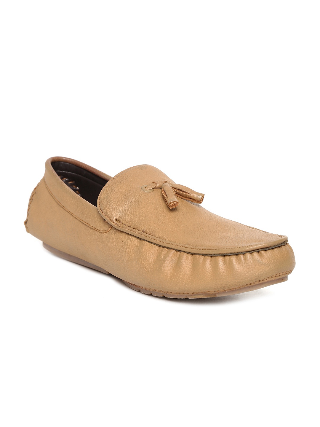 

San Frissco Men Brown Solid Regular Driving Shoes
