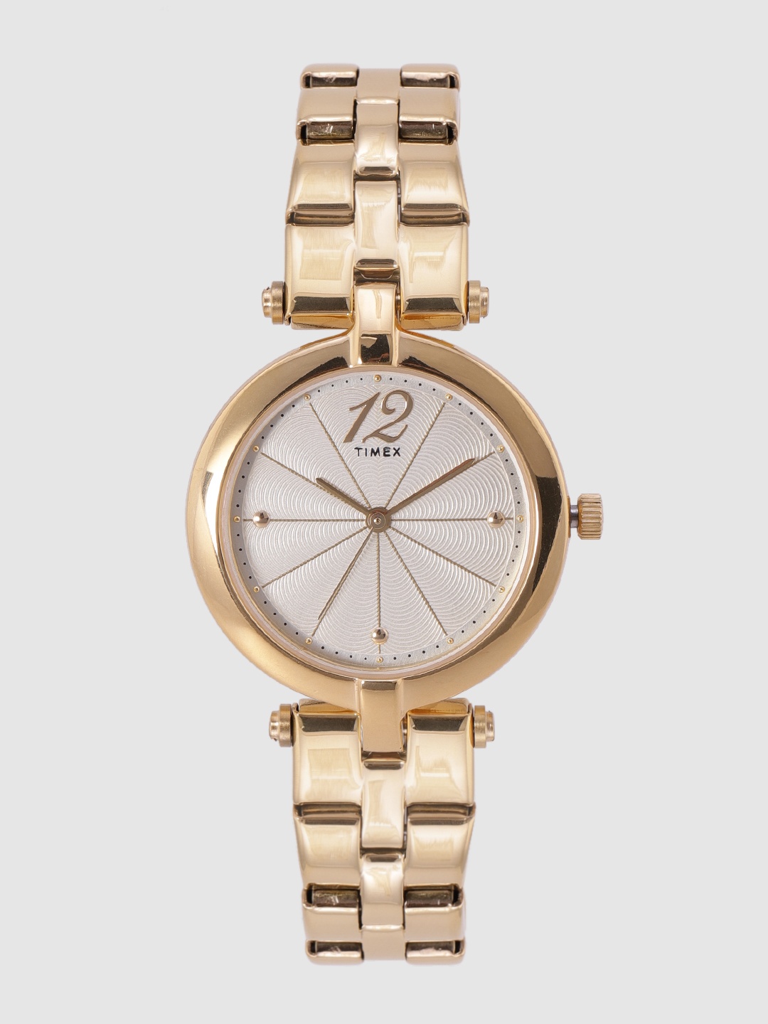 

Timex Women Gold-Toned Analogue Watch TW000Z200