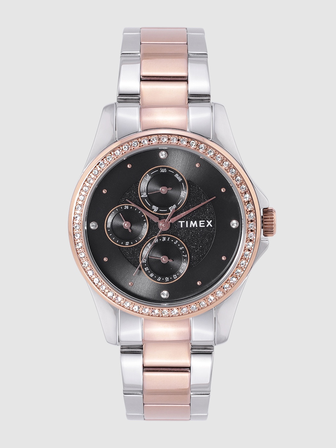 

Timex Women Black Analogue Watch TWEL13002
