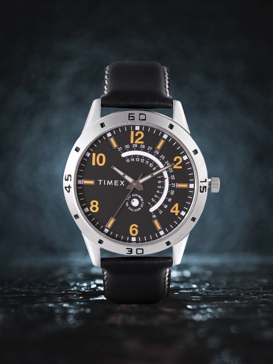 

Timex Men Black Analogue Watch TW000U926