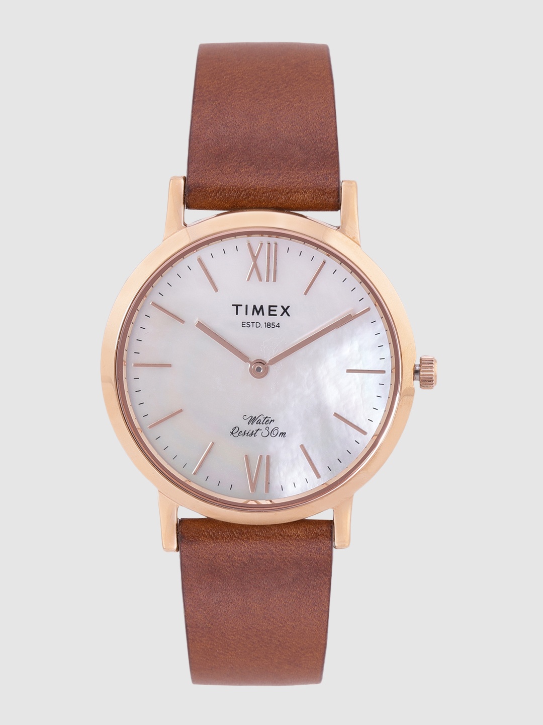 

Timex Women Off-White Analogue Watch TWEL12603