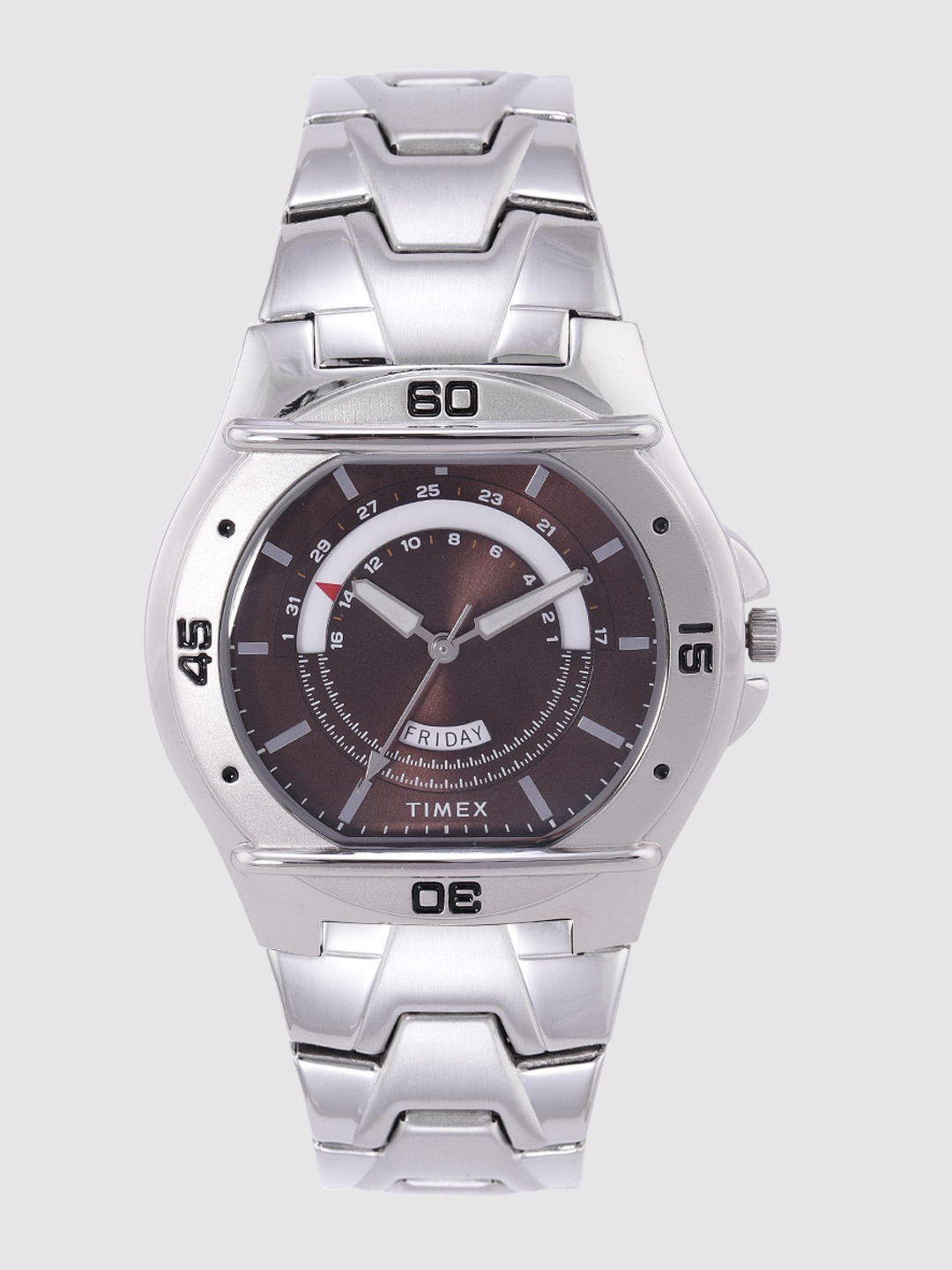 

Timex Men Brown Analogue Watch - TW000EL09, Coffee brown