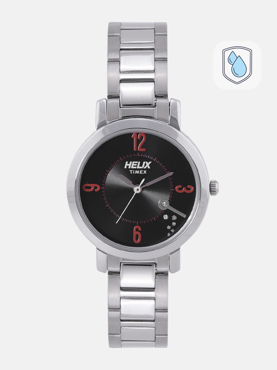 

Helix Women Black Analogue Watch TW024HL20