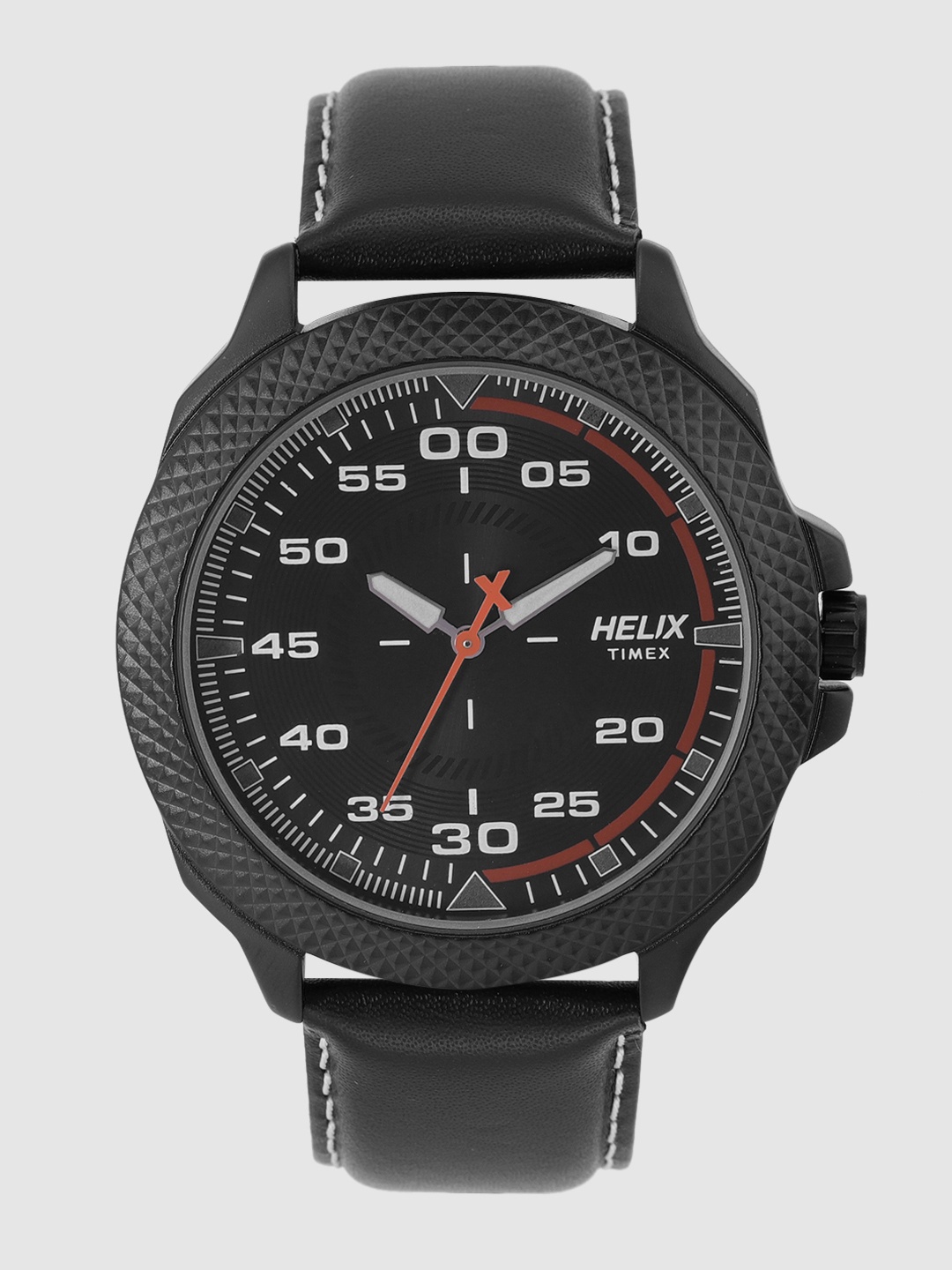 

Helix Men Black Analogue Watch TW034HG03