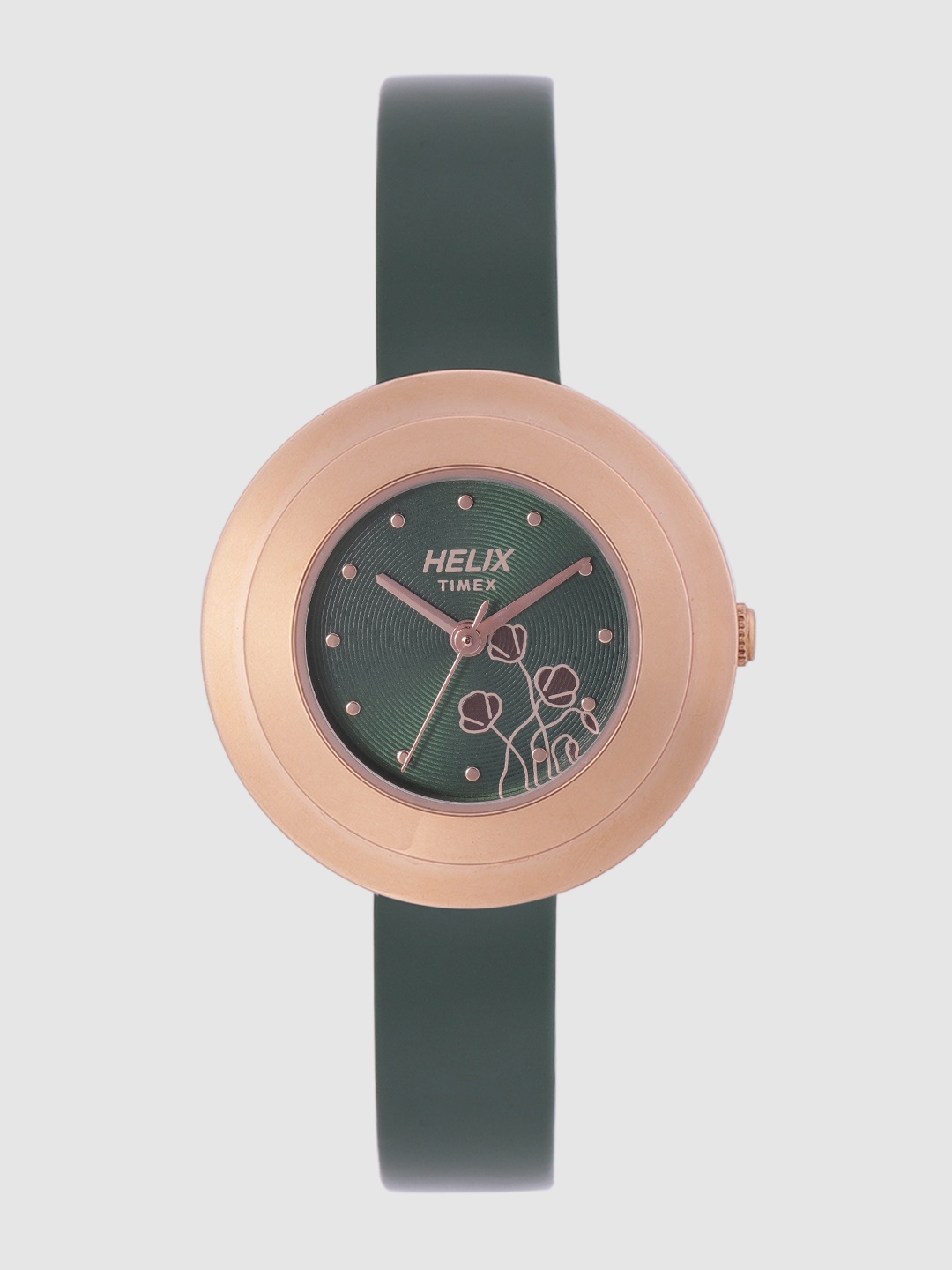 

Helix Women Green Analogue Watch - TW038HL02