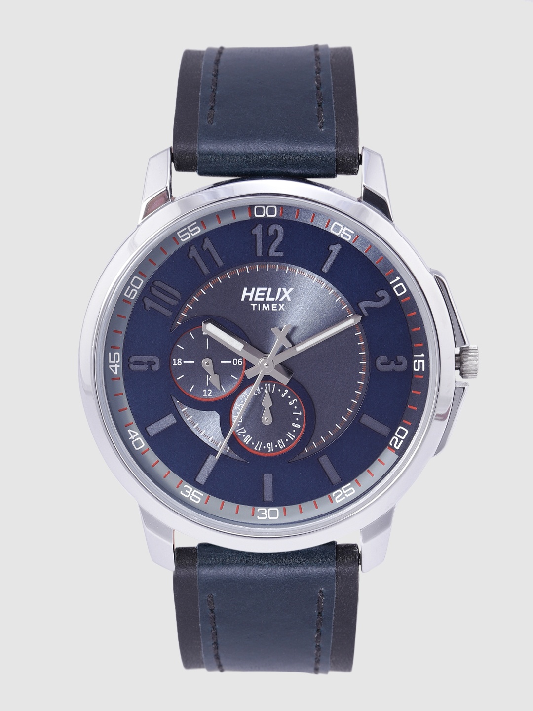 

Helix Men Navy Blue Analogue Watch TW027HG09