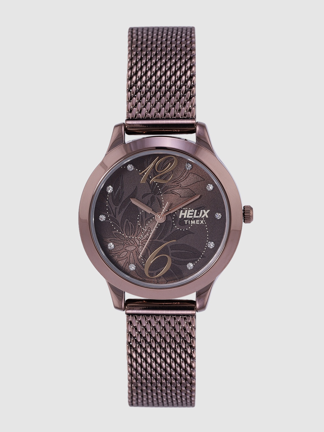 

Helix Women Brown Analogue Watch - TW022HL19, Coffee brown