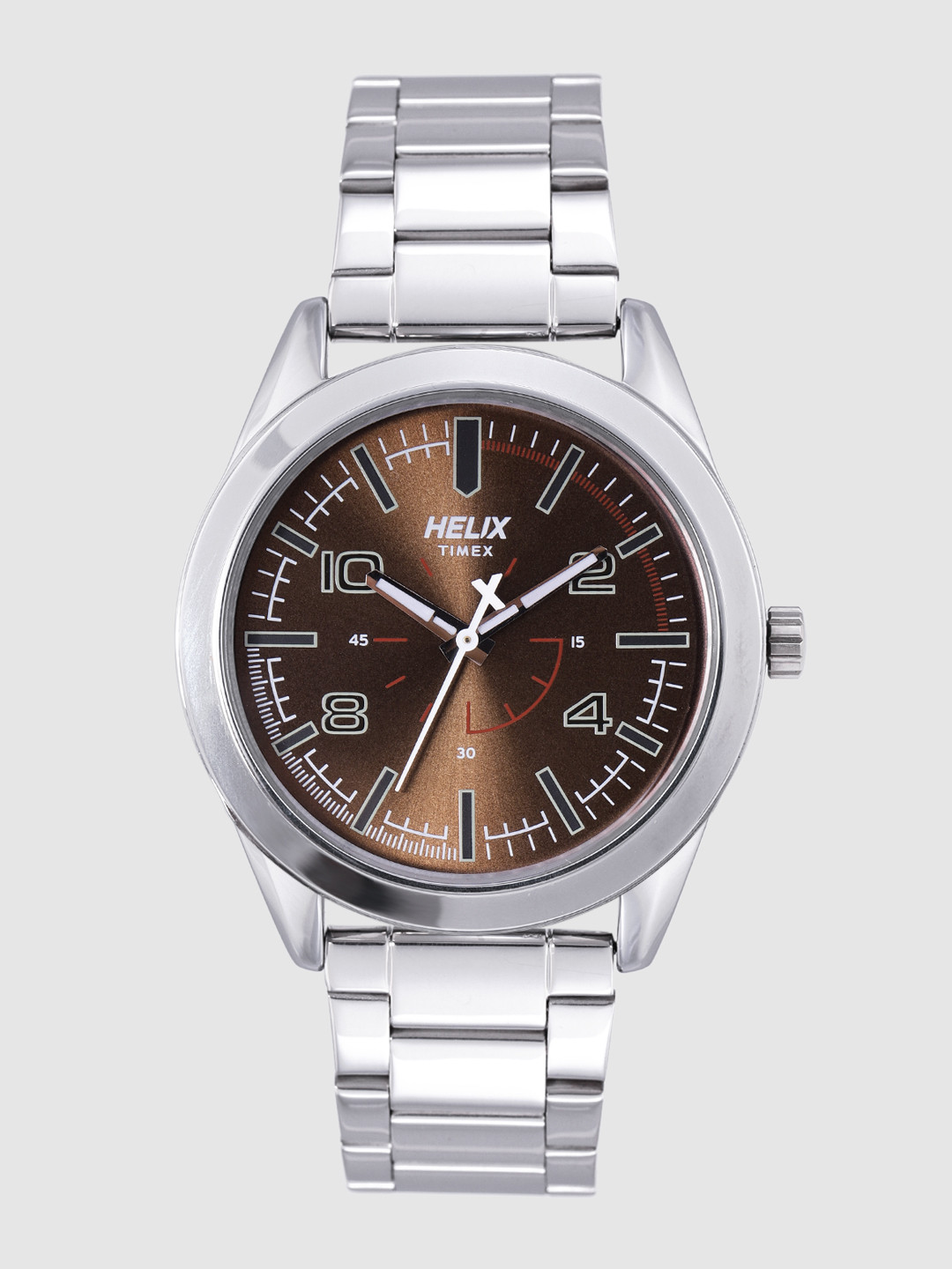 

Helix Men Bronze-Toned Analogue Watch TW031HG03