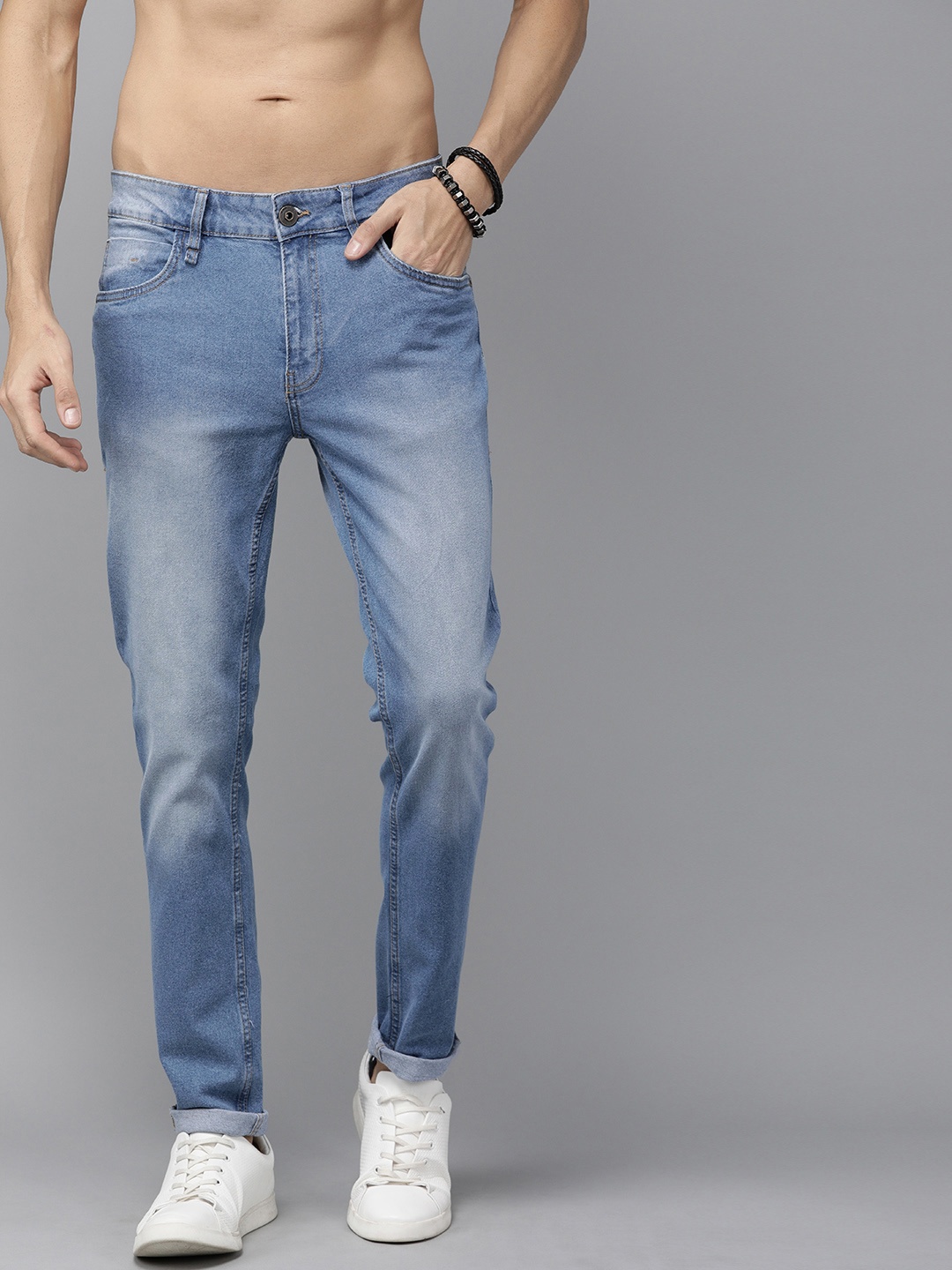 

Roadster Men Blue Slim Fit Mid-Rise Clean Look Stretchable Jeans