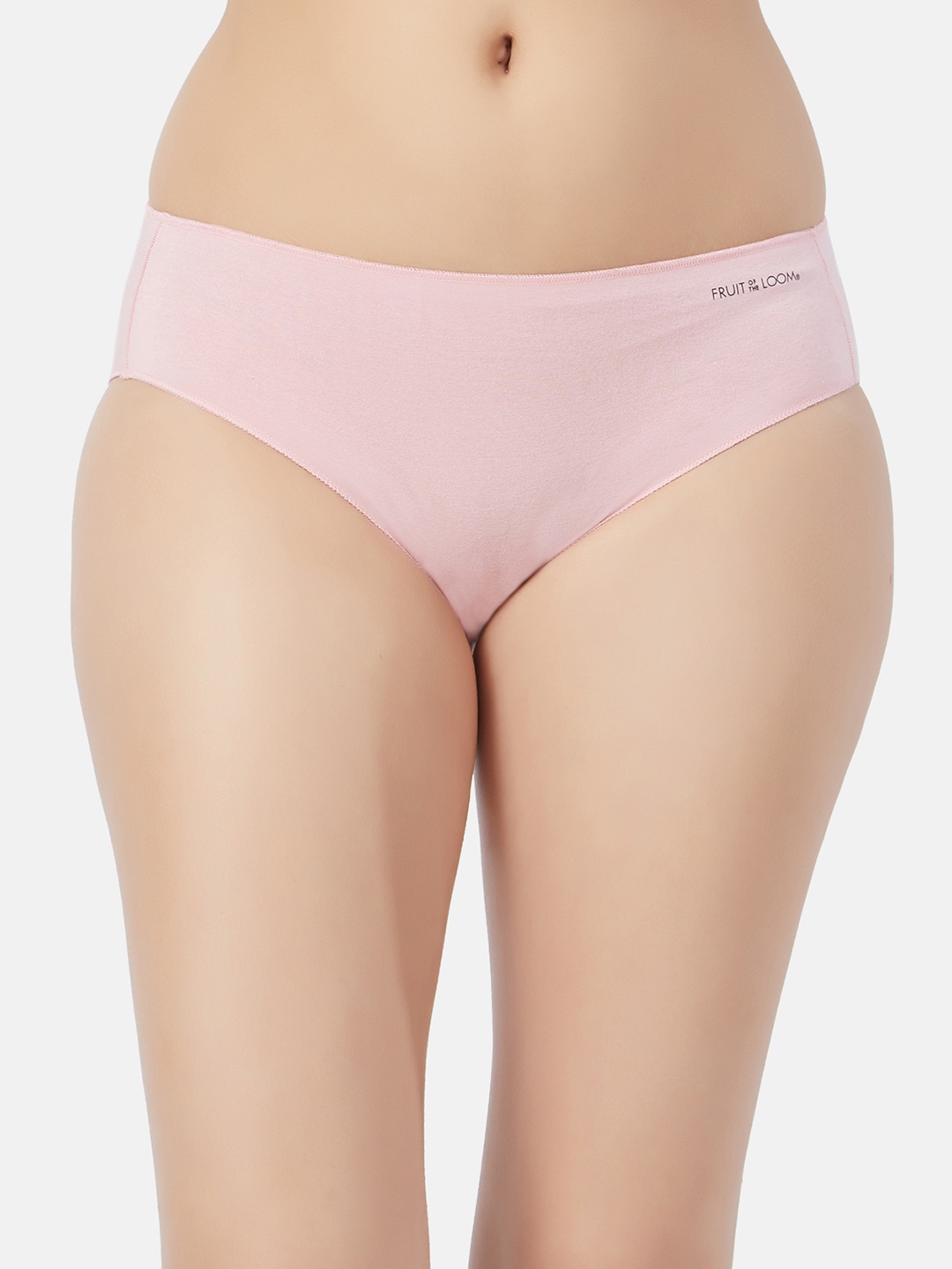 

Fruit of the loom Women Pink Solid Bikini Briefs FBKS04-A1S4